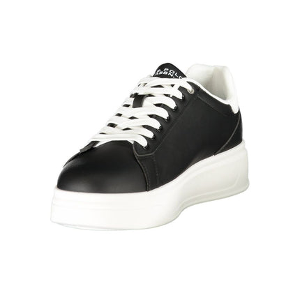 U.S. POLO ASSN. Black Polyurethane Men's Sneaker