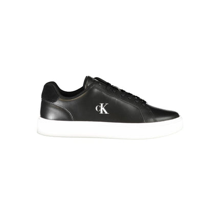Calvin Klein Black Polyurethane Men's Sneaker