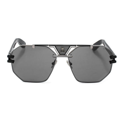Philipp Plein Black Metal Sunglasses