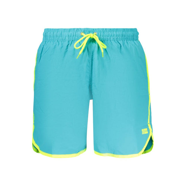 Norway 1963 Azzurro Polyamide Men's Swimwear Shorts