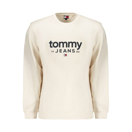 Tommy Hilfiger White Cotton Men's Sweatshirt