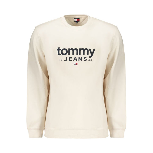 Tommy Hilfiger White Cotton Men's Sweatshirt
