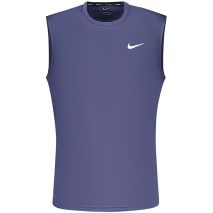 Nike Blue Polyester Men's Tank