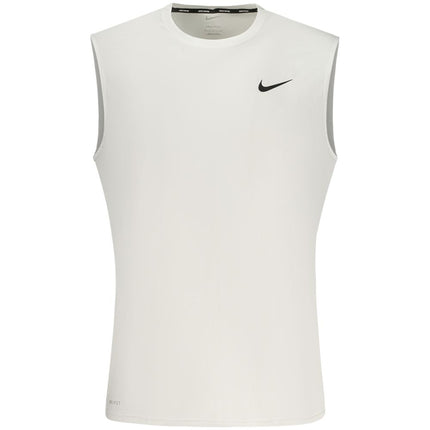 Nike White Polyester Men's Tank