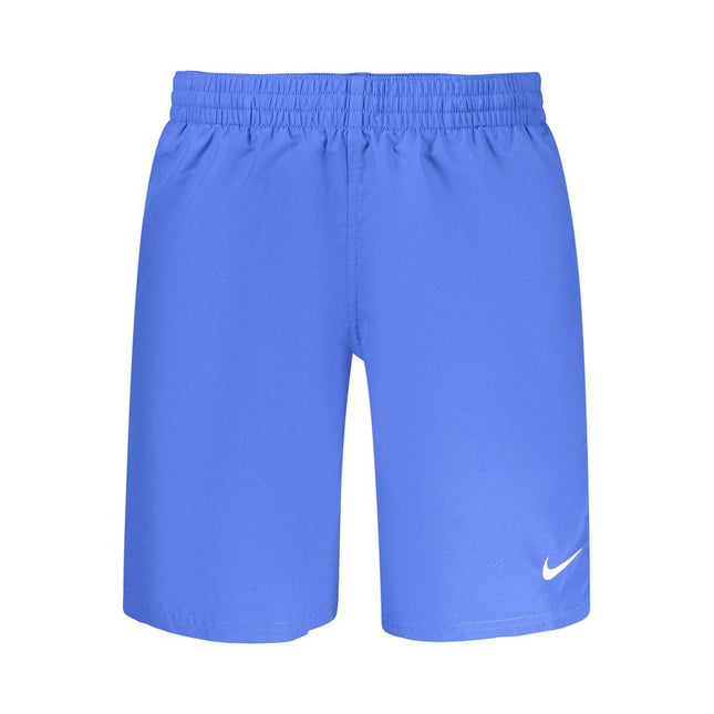 Nike Blue Polyester Men Swimwear