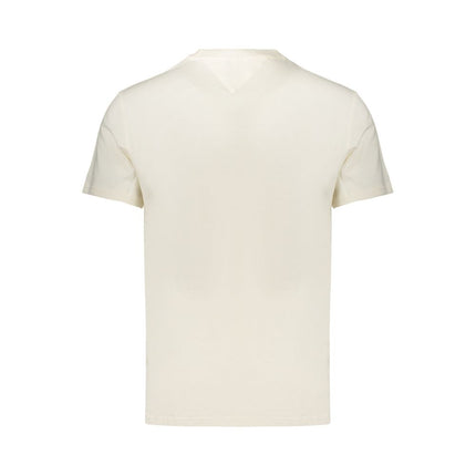 Tommy Hilfiger Bianco Cotton Men's T-Shirt