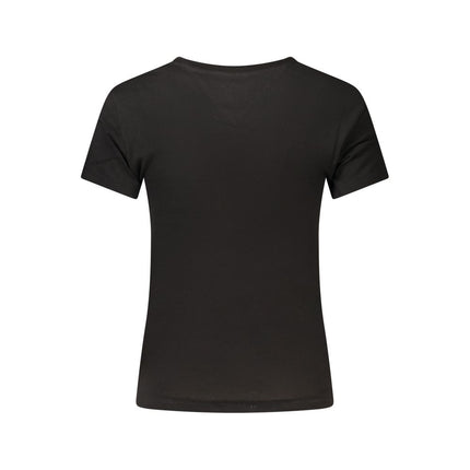Tommy Hilfiger Black Cotton Women's T-Shirt