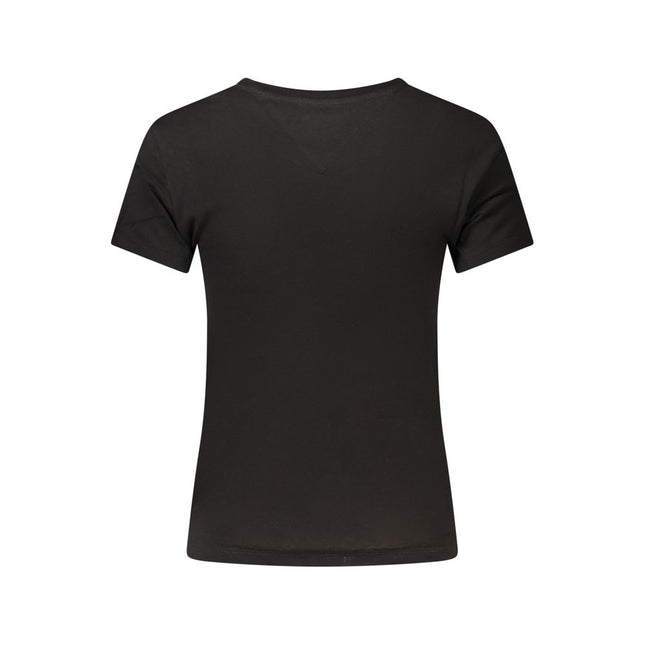 Tommy Hilfiger Black Cotton Women's T-Shirt
