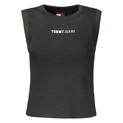 Tommy Hilfiger Black Cotton Women's Tank Top