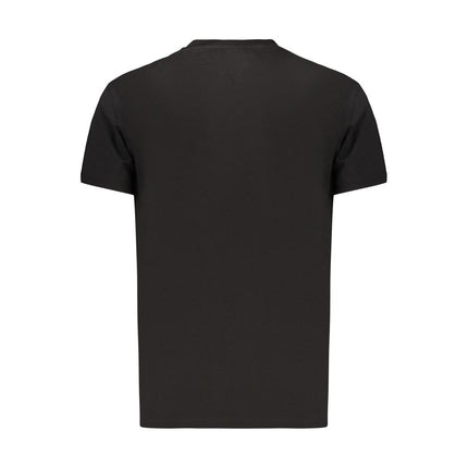 Tommy Hilfiger Black Cotton Mens T-Shirt