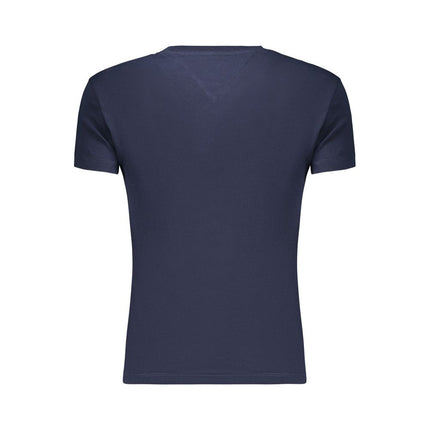 Tommy Hilfiger Blue Cotton Women T-Shirt