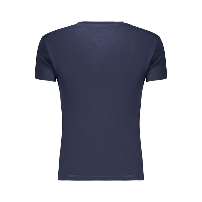 Tommy Hilfiger Blue Cotton Women T-Shirt
