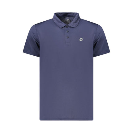 Lotto Blue Polyester Men's Polo Shirt