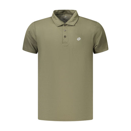 Lotto Verde Polyester Men's Polo