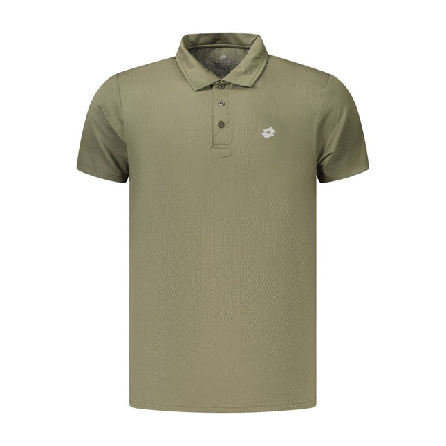 Lotto Verde Polyester Men's Polo