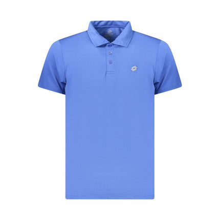 Lotto Blue Polyester Men's Polo Shirt
