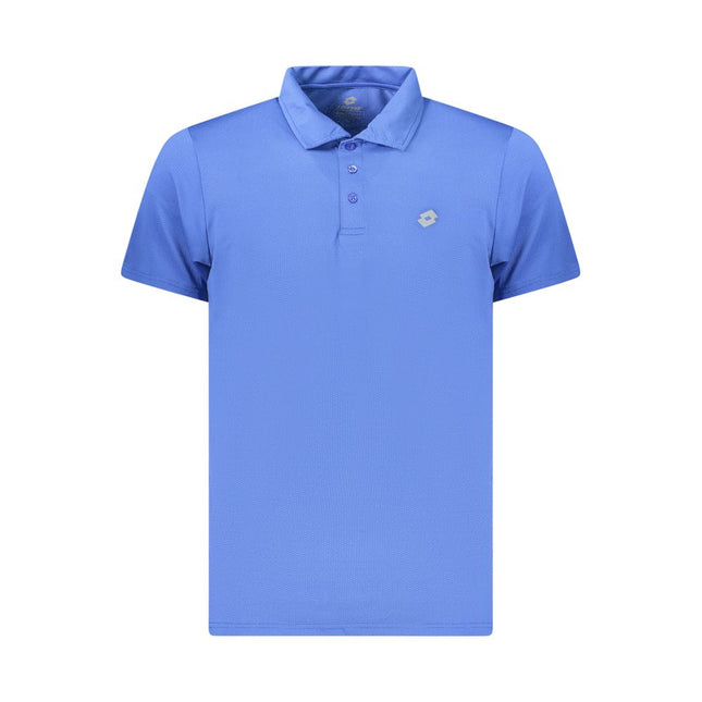 Lotto Blue Polyester Men's Polo Shirt