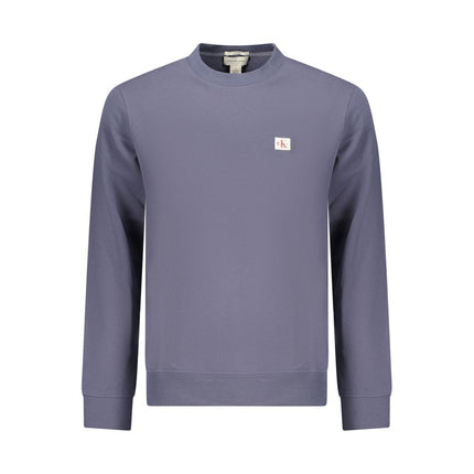 Calvin Klein Blue Cotton Men's Sweatshirt