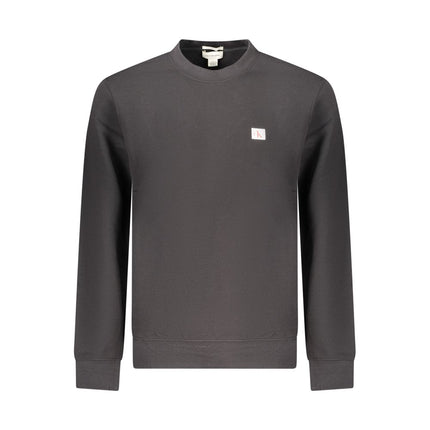 Calvin Klein Black Cotton Men's Sweatshirt