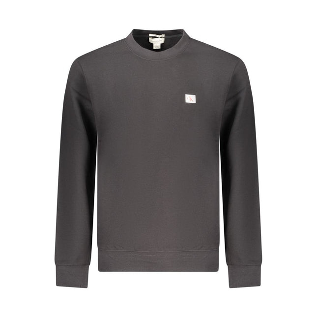 Calvin Klein Black Cotton Men's Sweatshirt
