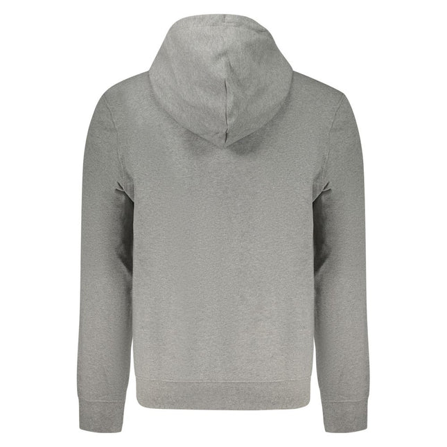 Calvin Klein Gray Cotton Men's Hoodie