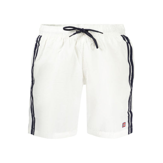 Norway 1963 Bianco Polyamide Men's Swimwear
