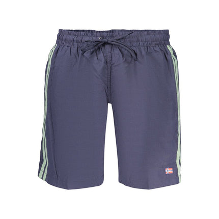 Norway 1963 Blu Poliammide Men's Boxer