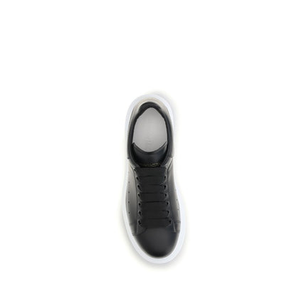 Alexander McQueen Black Calf Leather Bos Taurus Platform Sneakers