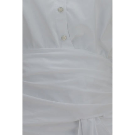7FOR White Cotton Dress Shirt