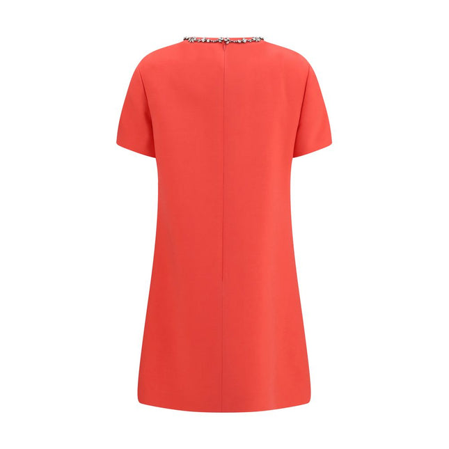 Valentino Multicolor Wool Oves Aries Casual Dress