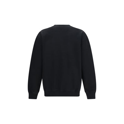 Balmain Black Cotton Sweatshirt