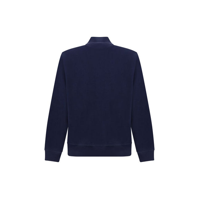 Brunello Cucinelli Blue Cotton Sweatshirt