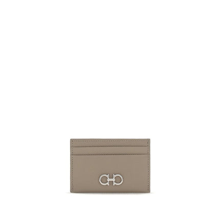 Ferragamo Beige Calf Leather Bos Taurus Wallet