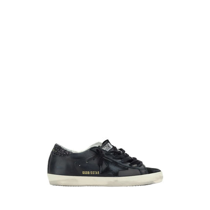 Golden Goose Black Calf Leather Bos Taurus Sneakers