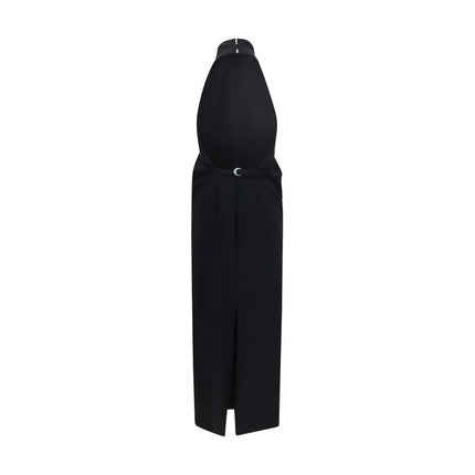 Khaite Black Polyester Cocktail Dress