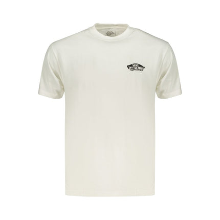 Vans White Cotton Men's T-Shirt