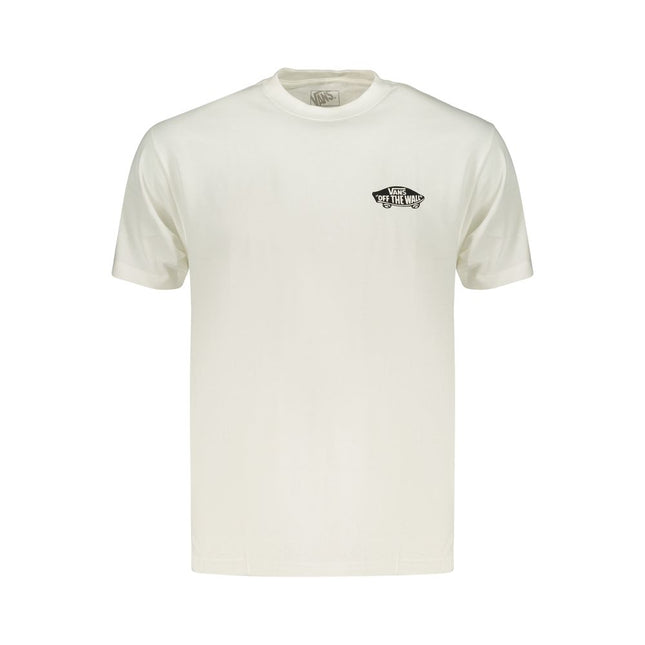 Vans White Cotton Men's T-Shirt
