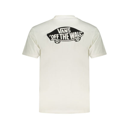 Vans White Cotton Men's T-Shirt