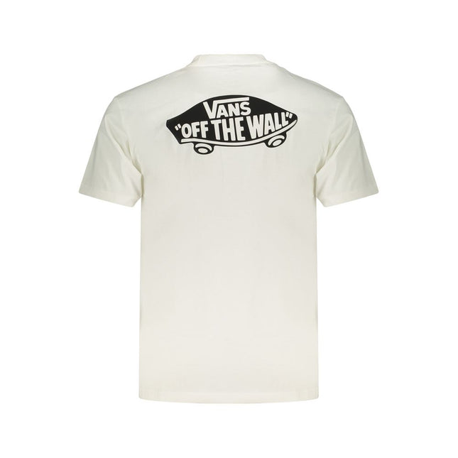 Vans White Cotton Men's T-Shirt