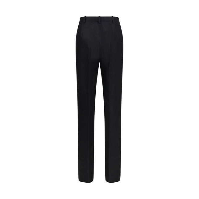 Gucci Black Silk Dress Pants