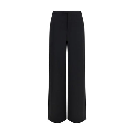 Gucci Black Wool Oves Aries Casual Pants