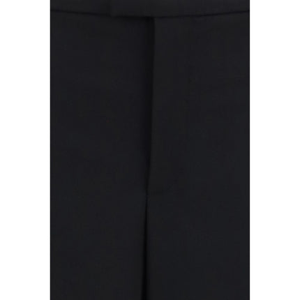 Gucci Black Wool Oves Aries Casual Pants