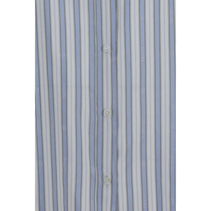 Gucci Blue Silk Shirt