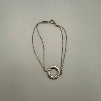 Tiffany & Co. TIFFANY & CO. Silver Bracelet with Double Chain