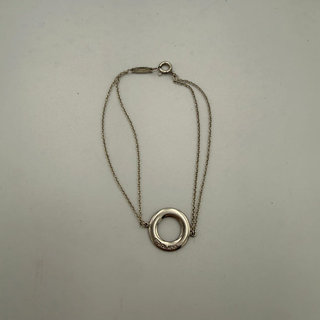 Tiffany & Co. TIFFANY & CO. Silver Bracelet with Double Chain