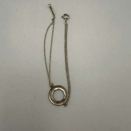 Tiffany & Co. TIFFANY & CO. Silver Bracelet with Double Chain