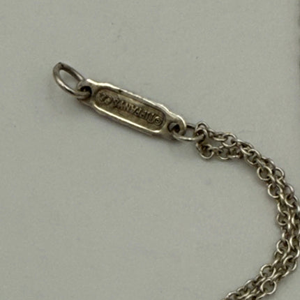 Tiffany & Co. TIFFANY & CO. Silver Bracelet with Double Chain