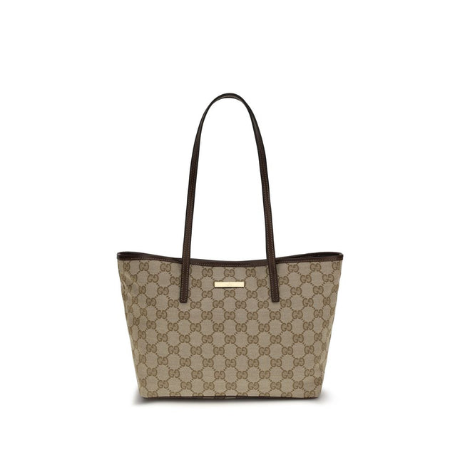 Gucci Beige Polyester Shoulder Bag