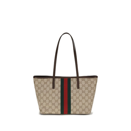 Gucci Beige Cotton Shoulder Bag