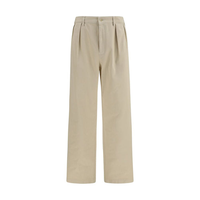 Prada Beige Cotton Casual Pants